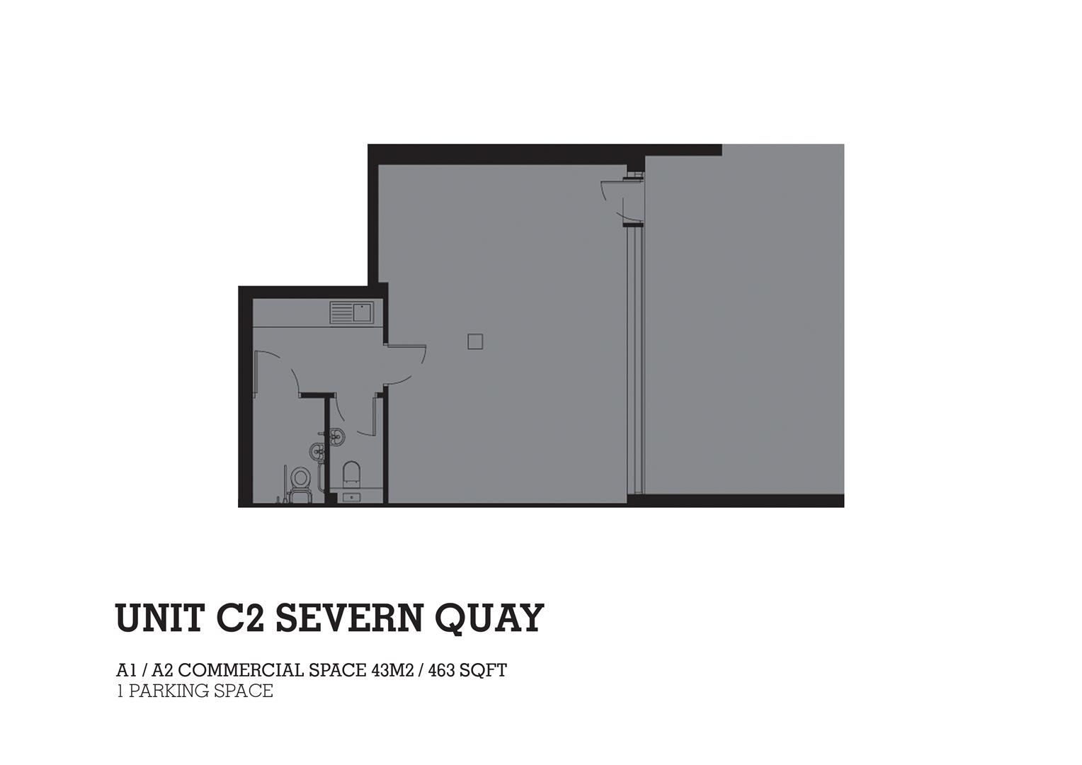 Floorplan for UNIT C2 - Severn Quay, Chepstow